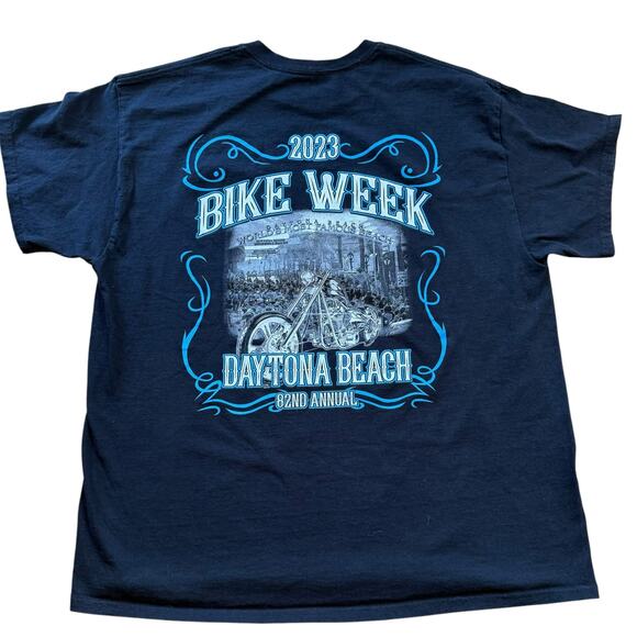 2023 Daytona Bike Week Tshirt XL Biker Motorcycle Rally Florida Chopper Cotton - Picture 1 of 8